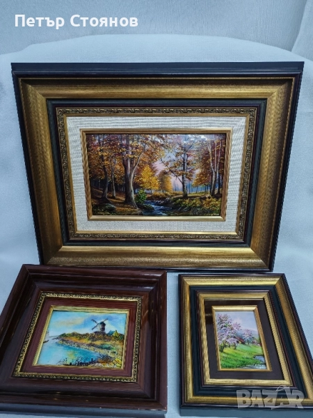 Комплект от три френски миниатюри LIMOGES, снимка 1