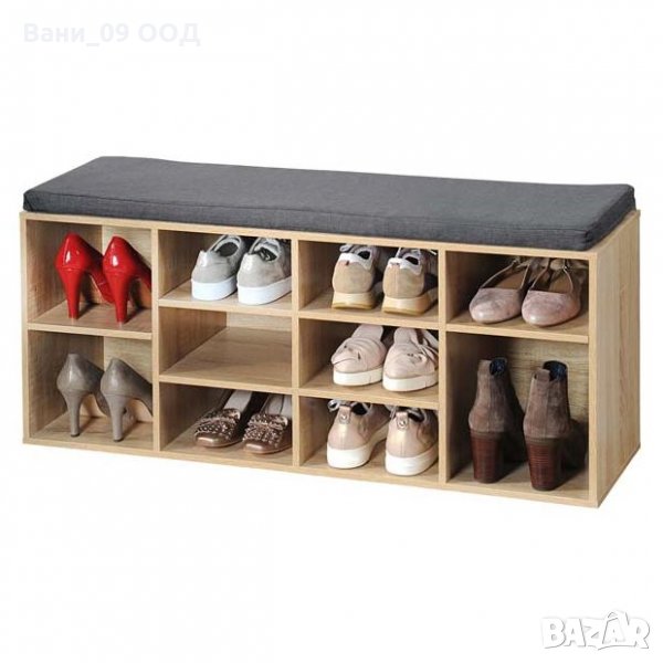 Топ модел! Шкаф за обувки с пейка и възглавница!, снимка 1