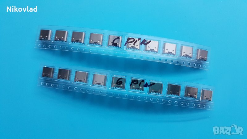 Букса (конектор)  USB 3.1 Type C Connector 6 Pin, снимка 1