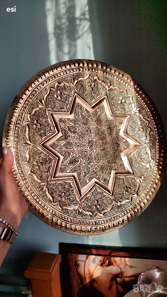 месингово пано , снимка 1