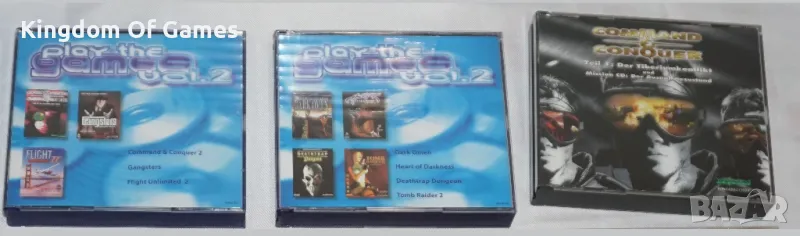 Лот от Игри за PC Command And Conquer Generale/Flight Unlimited 2/ Tomb Rider 2/Gangsters/Dark Omen/, снимка 1
