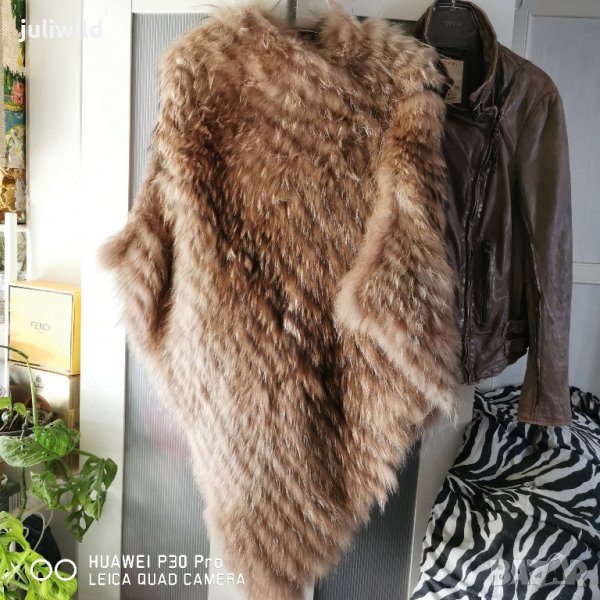 Лисица каскадна, яке естествена кожа, промо 50%, снимка 1