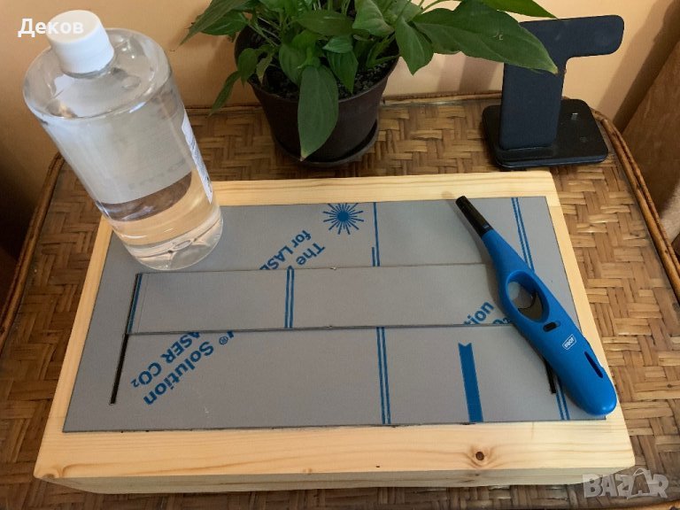 Голяма Биокамина от естествено дърво, снимка 1