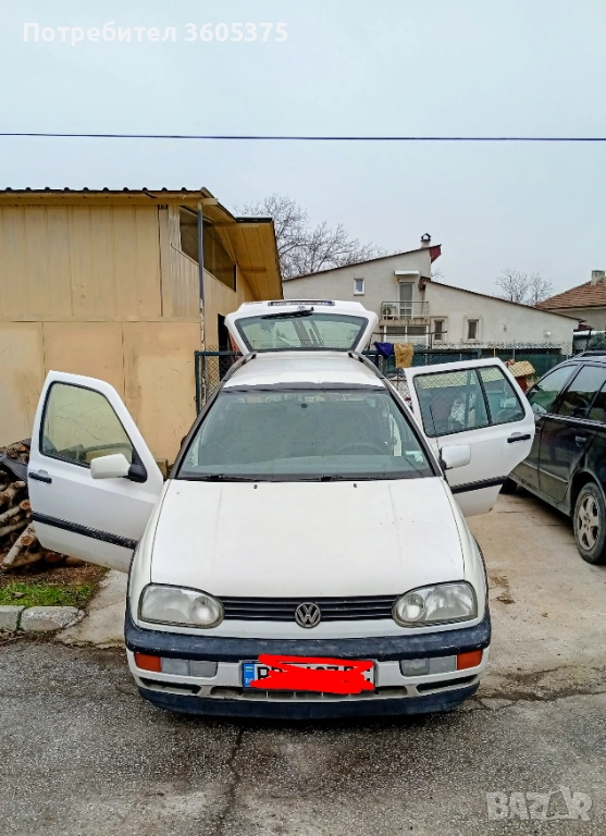 Фолксваген Голф 3,газ- бензин, снимка 1
