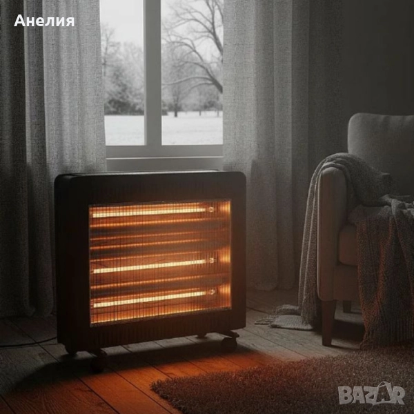 Отоплителна печка Rosberg R51972Е с 4 кварцови реотана, снимка 1