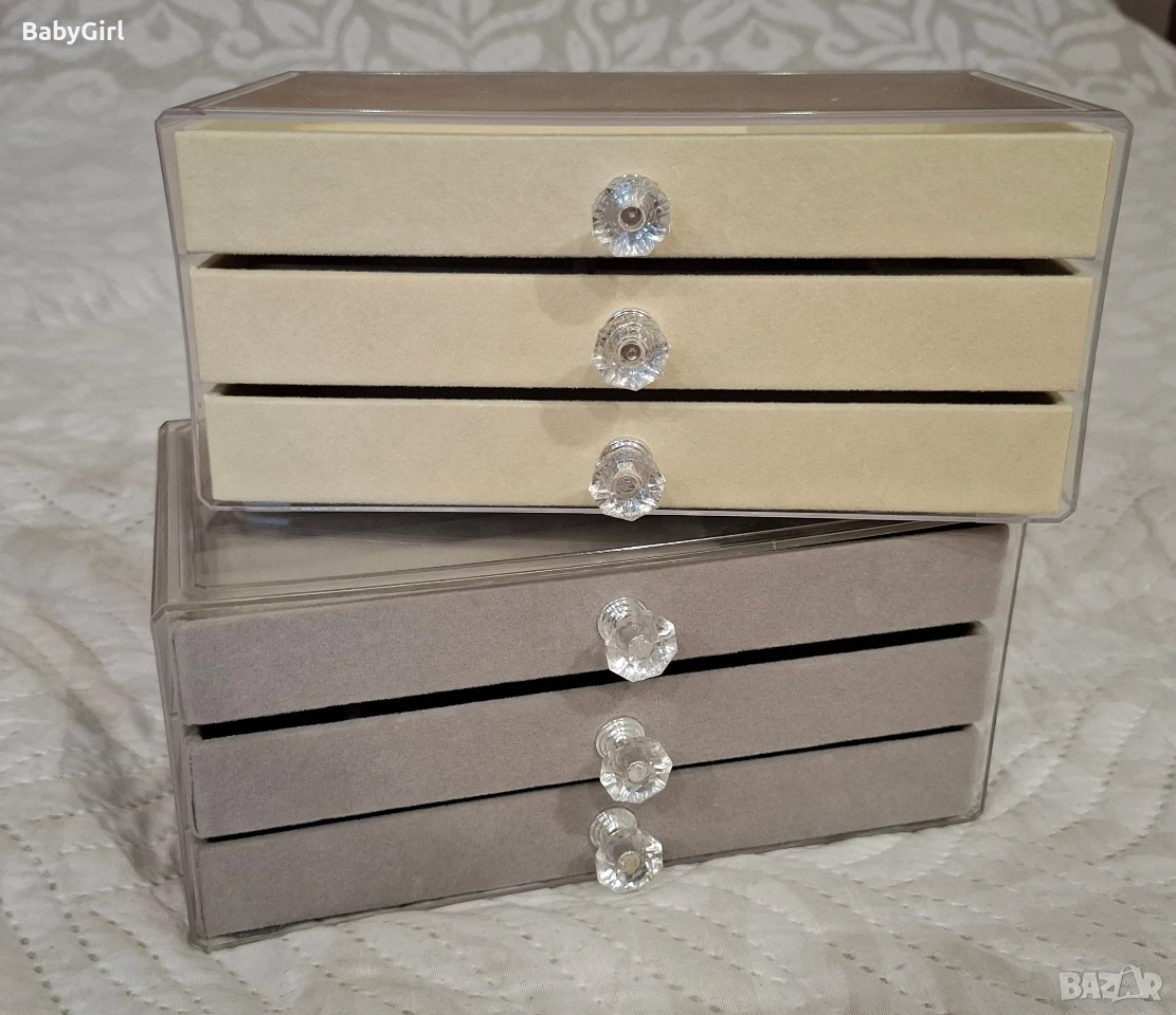 Кутия за бижута 2 броя, снимка 1