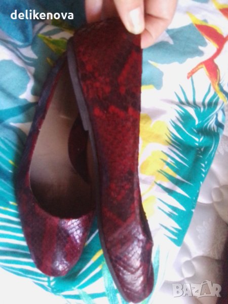 Прекрасни обувки от Питон. Ръчна изработка, снимка 1