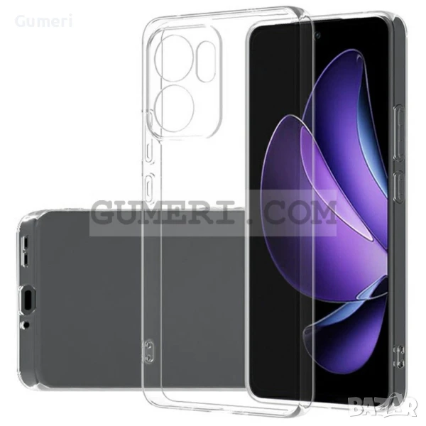  Oppo Reno13 F 5G Силиконов Гръб Със Защита За Задната Камера - Прозрачен, снимка 1