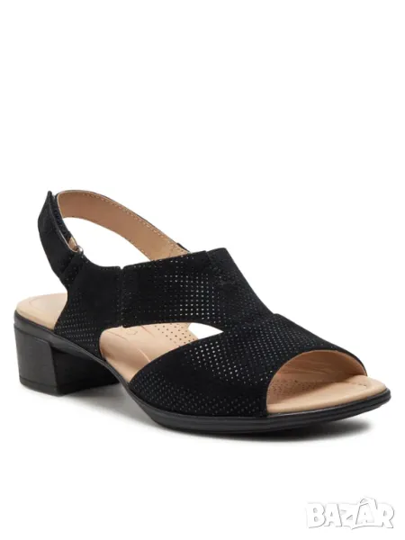   Нови дамски сандали Ara от естествена кожа и велур ., снимка 1