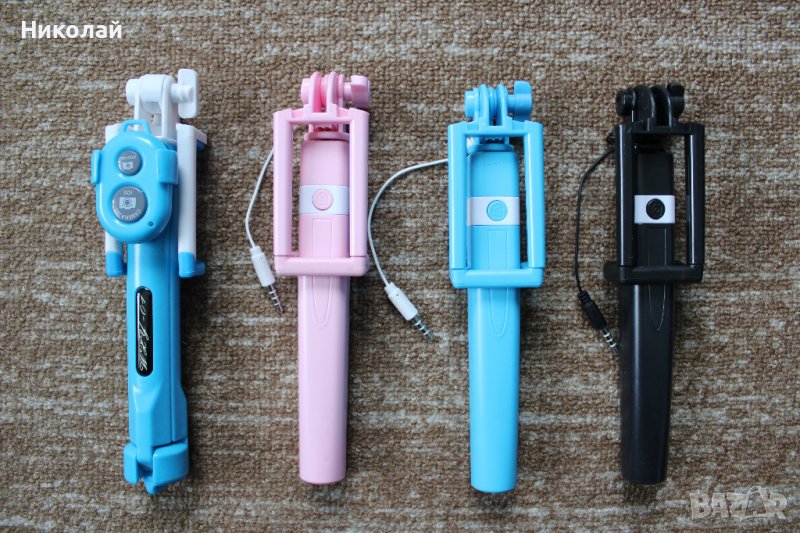 (Bluetooth)Selfie Stick/(Блутут)Селфи стик за всички видове смартфони, снимка 1