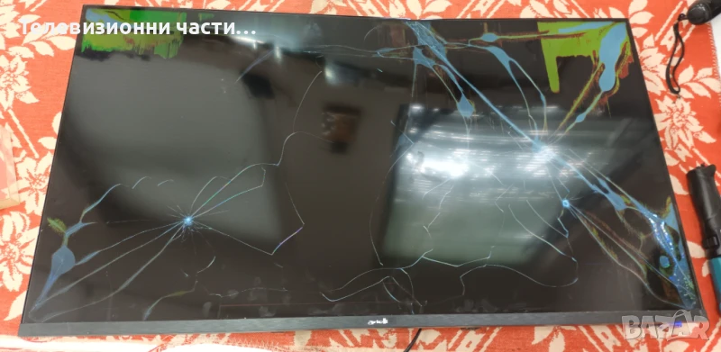 Arielli LED-40N218S2 SMART със счупен екран V400HJ9-PE1 C4/TP.SK513S.PB802 (T)/HRS-H309-395N218-0306, снимка 1