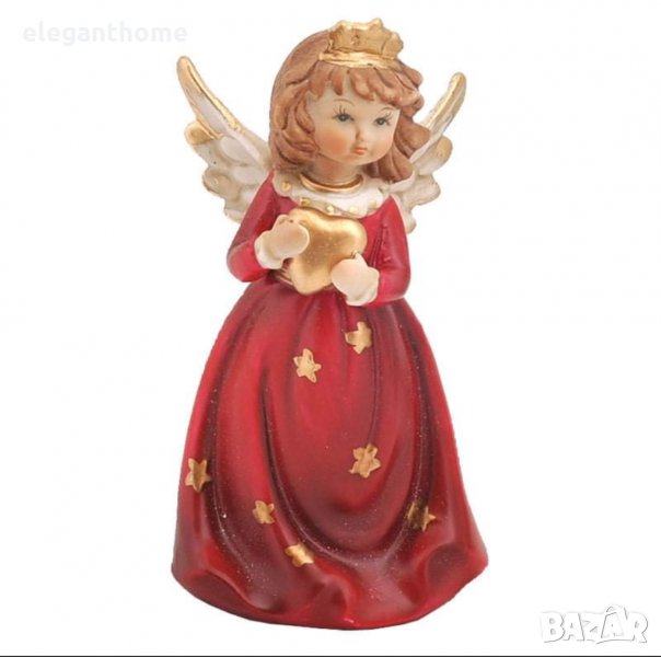 Ангелче със сърце Височина 13 см, снимка 1