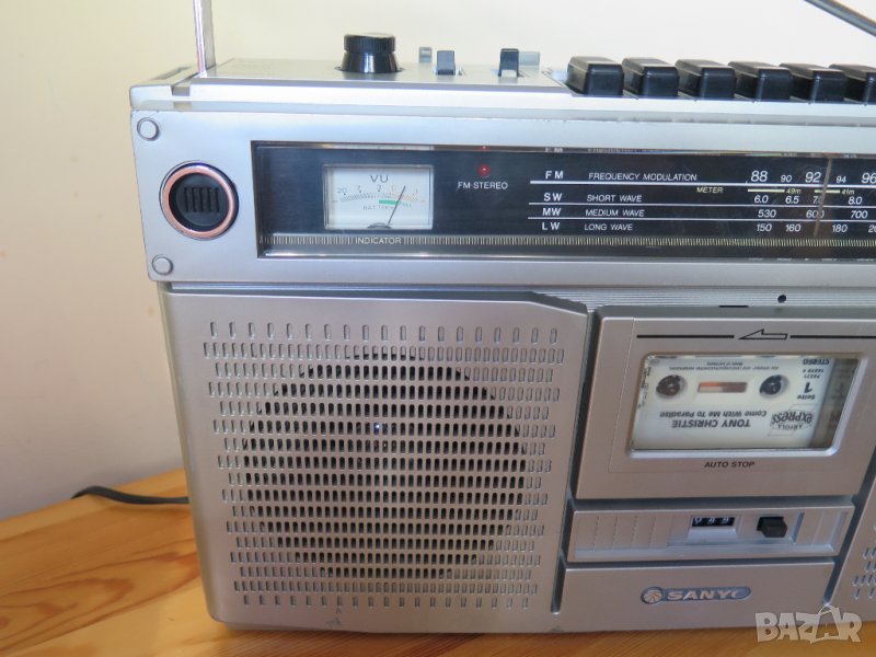 Vintage Sanyo M9922LU Stereo Boombox 80’s , снимка 1