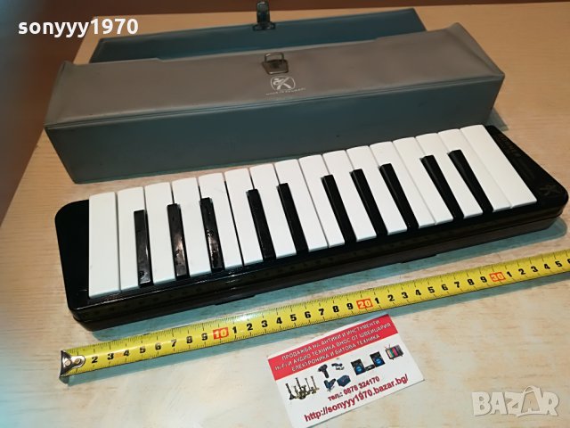 hohner melodica piano 26-made in germany 0106211233, снимка 13 - Духови инструменти - 33067057