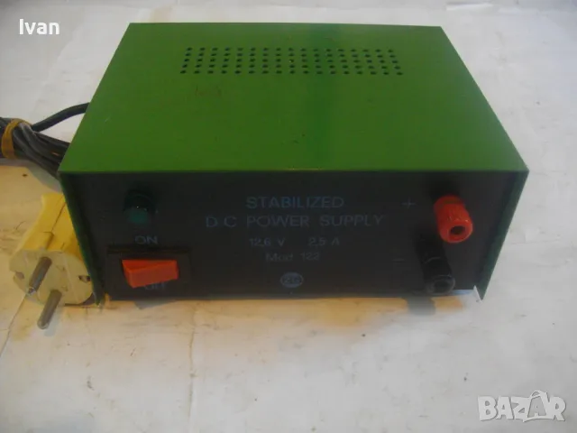 12,6V 2,5A СТАБИЛИЗААТОР НА ПОСТОЯНЕН ТОК ОТ 220 НА 12,6 ВОЛТА STABILIZED DC POWER SUPPLY Mod.122, снимка 17 - Друга електроника - 49750838