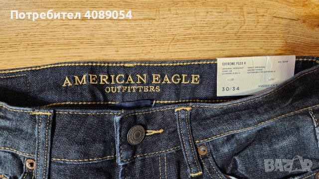 Продавам Мъжки Дънки American Eagle 30/34, снимка 2 - Дънки - 53481293