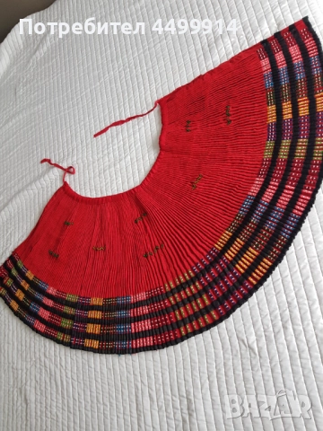 Стар вълнен бръчник,пищимал за носия, снимка 7 - Антикварни и старинни предмети - 52535031