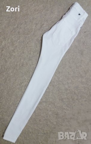 СУПЕРСЛИМ бели еластични дънки с висока талия ХХС размер , снимка 4 - Дънки - 40742188