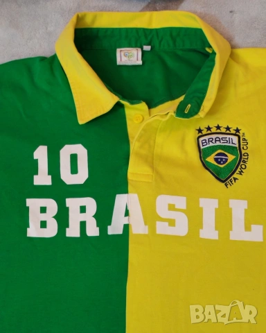Спортна тениска и шапка Бразилия от световното първенство по футбол Германия 2006. , снимка 3 - Спортни дрехи, екипи - 53025373
