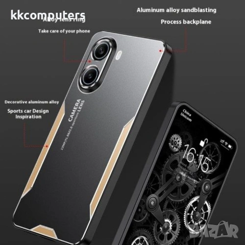 Xiaomi Poco X7 Pro 5G / Redmi Turbo 4 5G Aluminium Alloy/ Anti-drop Удароустойчив Калъф и Протектор, снимка 6 - Калъфи, кейсове - 53177444