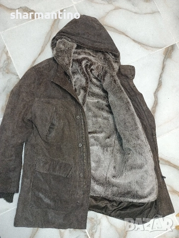 Кожено палто Conbipel XL - 45 лв, снимка 9 - Якета - 52912647