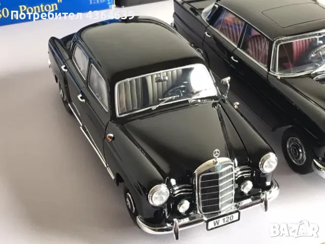 Mercedes Benz w120 Ponton 180 190 1:18 Revell, снимка 3 - Колекции - 48768578