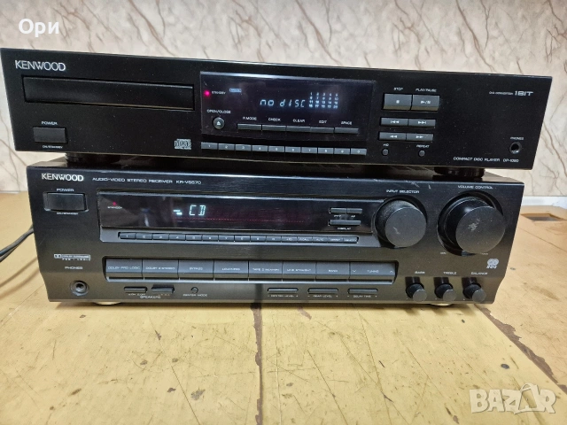 Ресивър Kenwood KR-V 5570 и СД плеър Kenwood DP-1080, снимка 5 - Ресийвъри, усилватели, смесителни пултове - 53527095