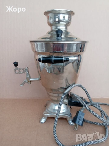 самовар работещ СССР 1981 година, снимка 4 - Антикварни и старинни предмети - 50671406