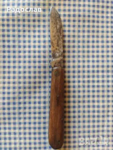 стар сгъваем нож Велико Търново , снимка 4 - Ножове - 49884778