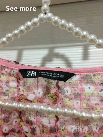 ZARA нестандартна риза XS, снимка 3 - Ризи - 53572382