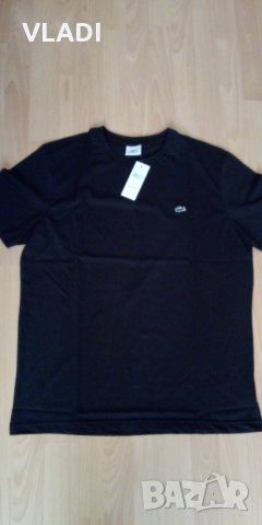 Тениска Lacoste черна, снимка 4 - Тениски - 43502849