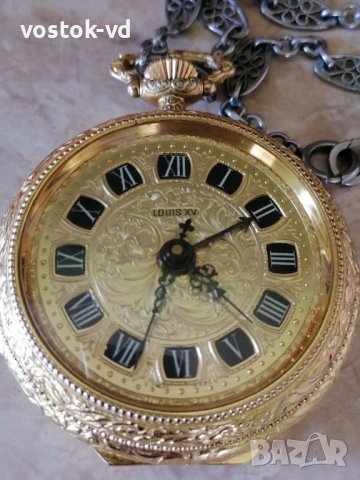 LOUIS XV ALARM SWISS - РАБОТЕЩ  ЧАСОВНИК , снимка 2 - Антикварни и старинни предмети - 43093082