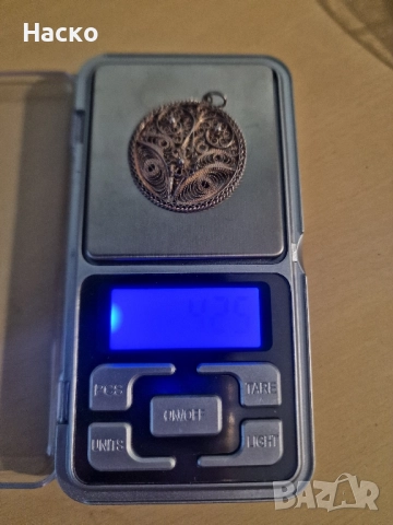 колие медальон висулка филиграм сребро 4 броя, снимка 4 - Колиета, медальони, синджири - 52002034