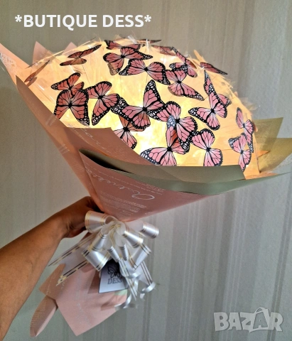 ПРОМОЦИЯ‼️Светещи, ръчно изработени букети от "DESS"🦋✨️💐 , снимка 16 - Подаръци за кръщене - 44792704