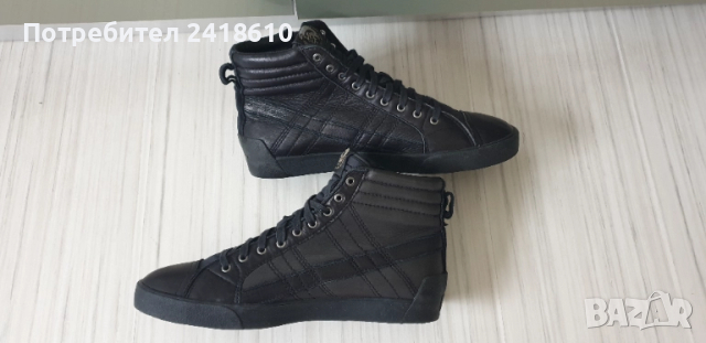 Diesel Leather Sneakers Mens Size 43/28см  ОРИГИНАЛ! Мъжки Кецове от естествена кожа!, снимка 9 - Кецове - 51880046