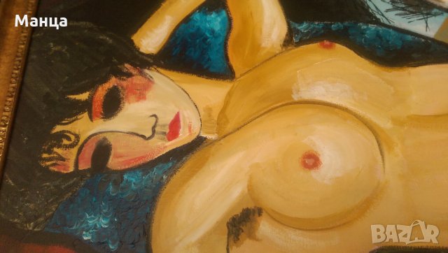 Картина на Моделияни, снимка 6 - Картини - 32366787