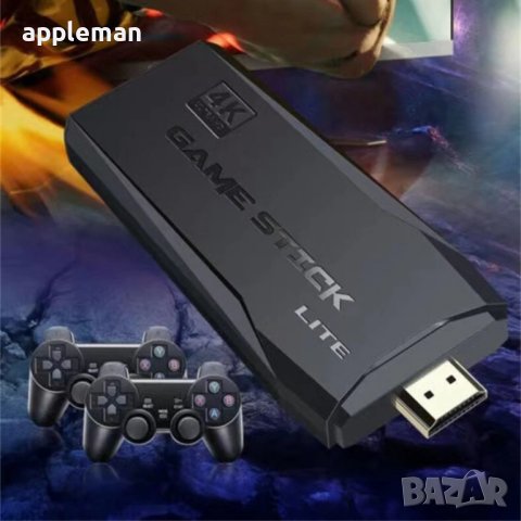 Конзола вградени 10 000 игри 4K HDMI Безжична игра безжични джойстици, снимка 2 - Други игри и конзоли - 42991226