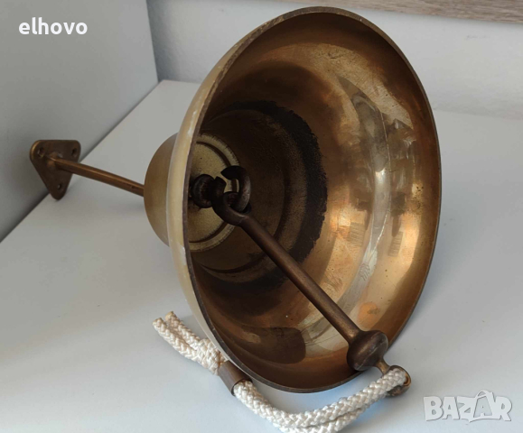 Месингова камбана за врата#1, снимка 4 - Антикварни и старинни предмети - 44875533
