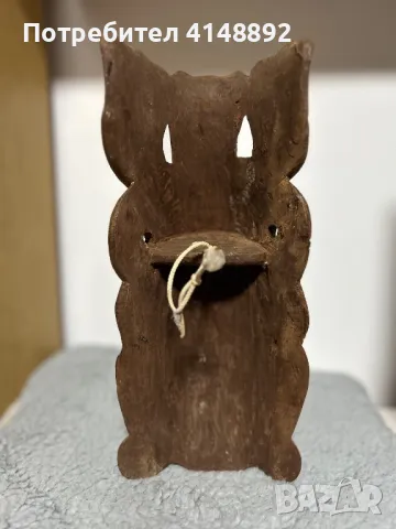 Азиатска дървена маска със змии, снимка 5 - Декорация за дома - 48479947