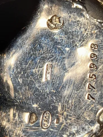 Швейцарски сребърен джобен часовник, снимка 7 - Джобни - 48933762