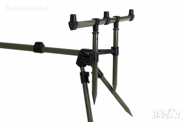 Шаранска стойка за 3 въдици Carp Pro 6105, снимка 8 - Такъми - 33442188
