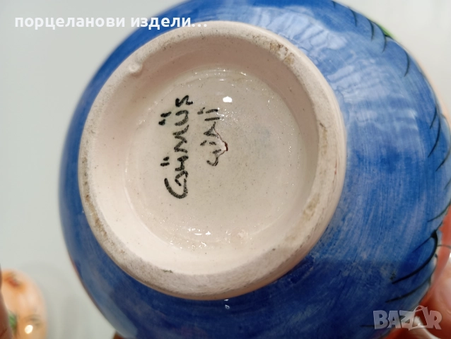 Порцеланова стара красива захарница буркан маркирана , снимка 13 - Кутии за храна - 52690100