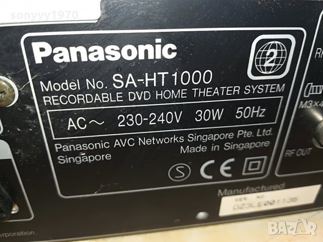 panasonic свързващ кабел двд/буфер 0907211217, снимка 16 - Ресийвъри, усилватели, смесителни пултове - 33470410