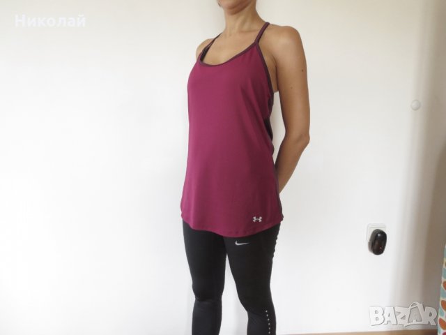 Under Armour Womens Fly By Racerback Tank , снимка 11 - Потници - 26522238