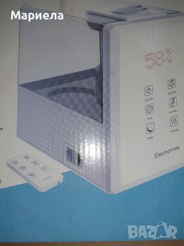 Ултразвуков овлажнител Elechomes 6L, топла и студена мъгла за голяма стая , снимка 2 - Овлажнители и пречистватели за въздух - 43037016