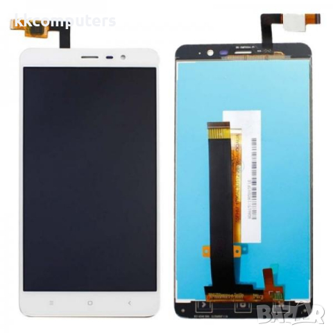 LCD Дисплей за Xiaomi Redmi Note 3 + тъч скрийн / Бял /