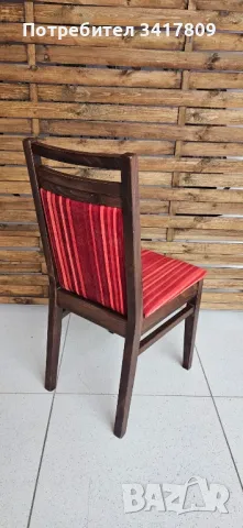 18 бр Стол масив бук, снимка 3 - Столове - 47284944