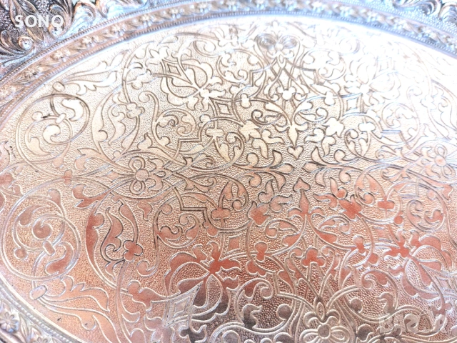 Прекрасни Италиански Посребрени Фруктиери, снимка 5 - Антикварни и старинни предмети - 53431369