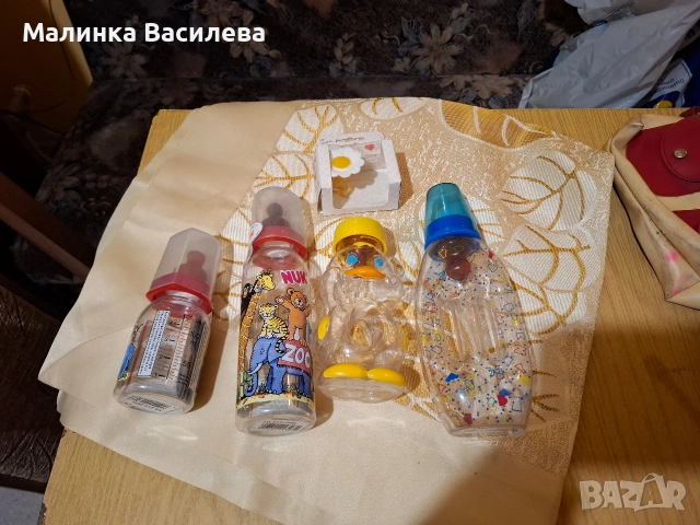 шишета и залъгалка , снимка 2 - Прибори, съдове, шишета и биберони - 53117719
