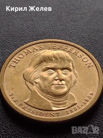Възпоменателна монета 1 долар THOMAS JEFFERSON 3 президент на САЩ (1801-1809) за КОЛЕКЦИЯ 38039, снимка 5 - Нумизматика и бонистика - 40765336